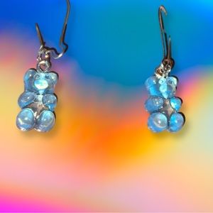 Blue Gummy Bear Earrings *NEW* Handmade